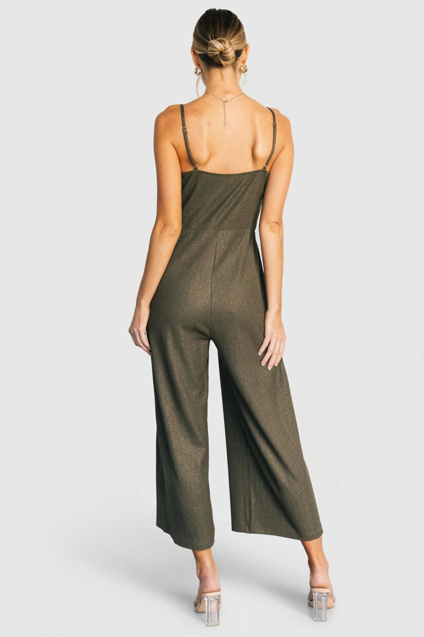 Valencia Jumpsuit | Baltic Born Olive Shimmer