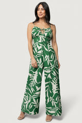 Linda Jumpsuit | Baltic Born Green Print