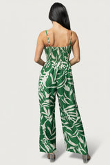 Linda Jumpsuit | Baltic Born Green Print