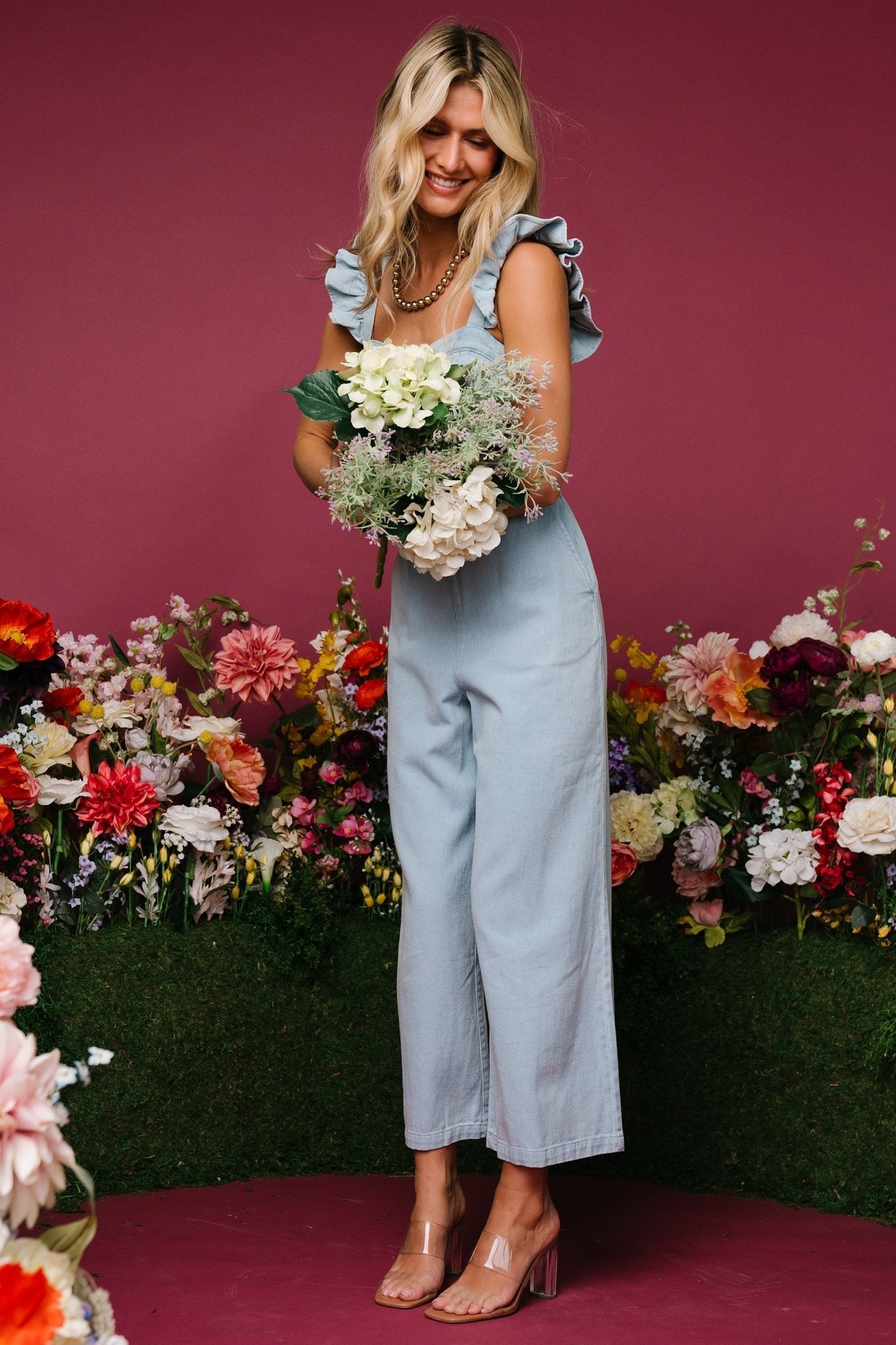 Madison Denim Jumpsuit | Baltic Born Blue