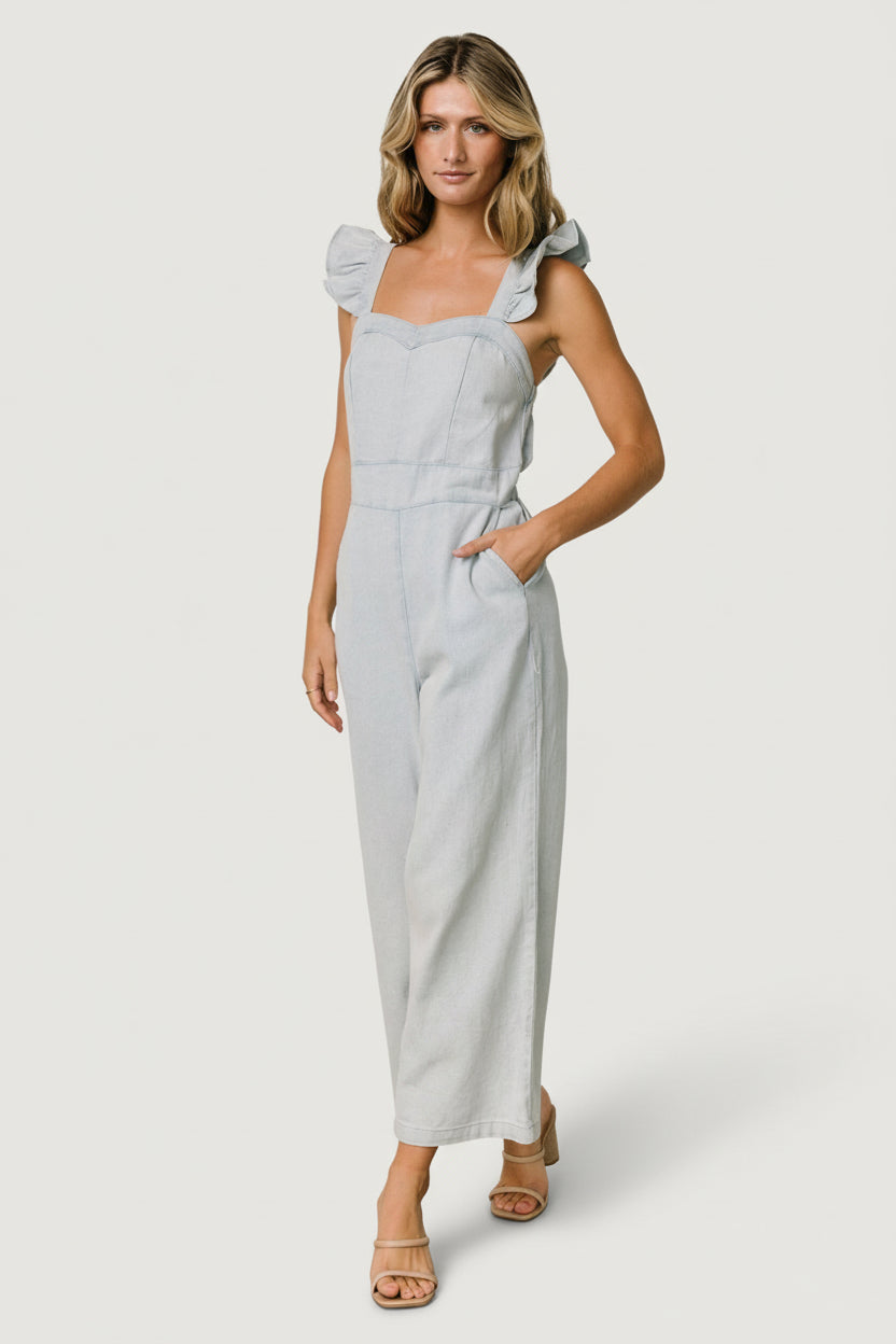 Madison Denim Jumpsuit | Baltic Born Blue