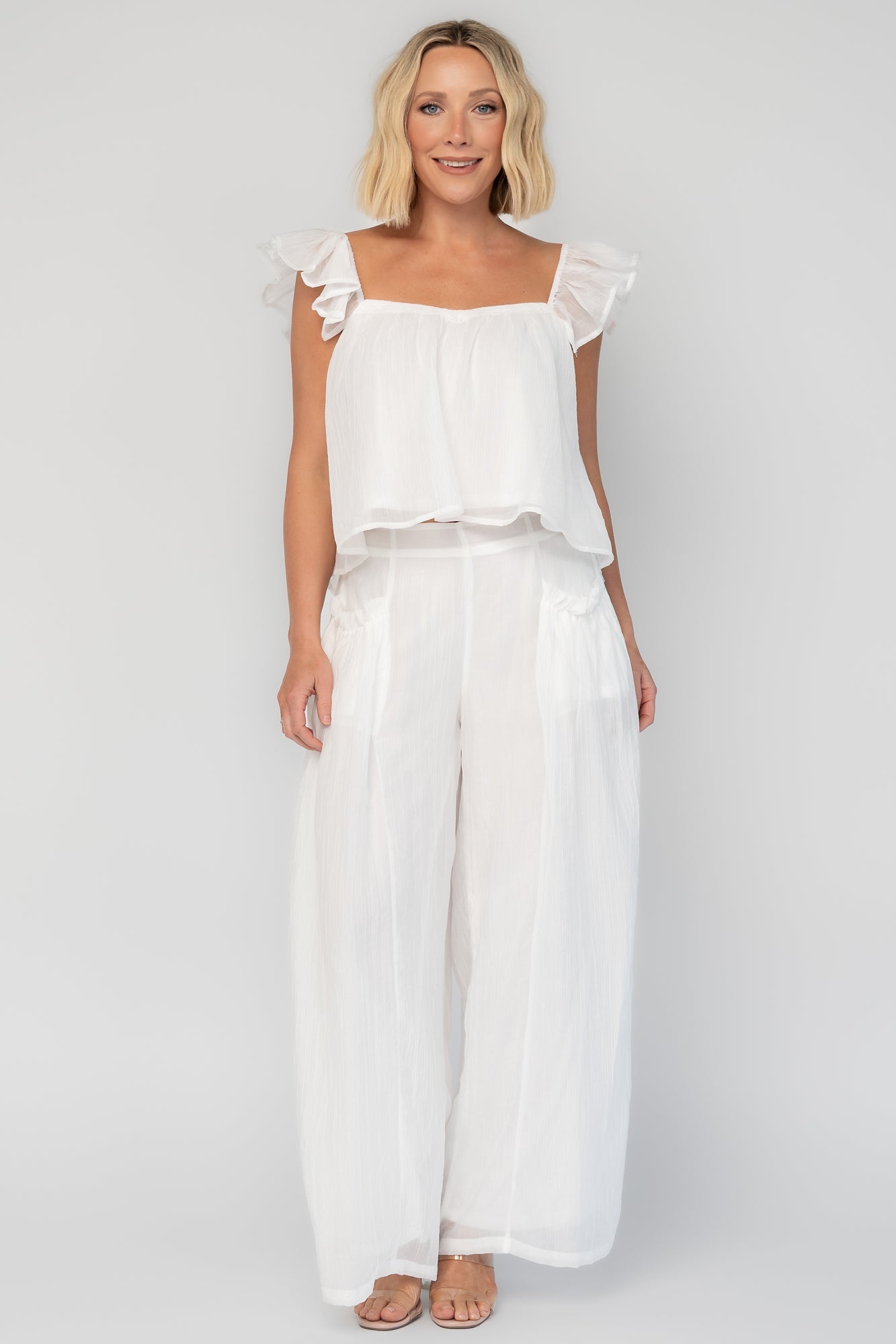 Bettie Shirt + Pants Set | Baltic Born Off White