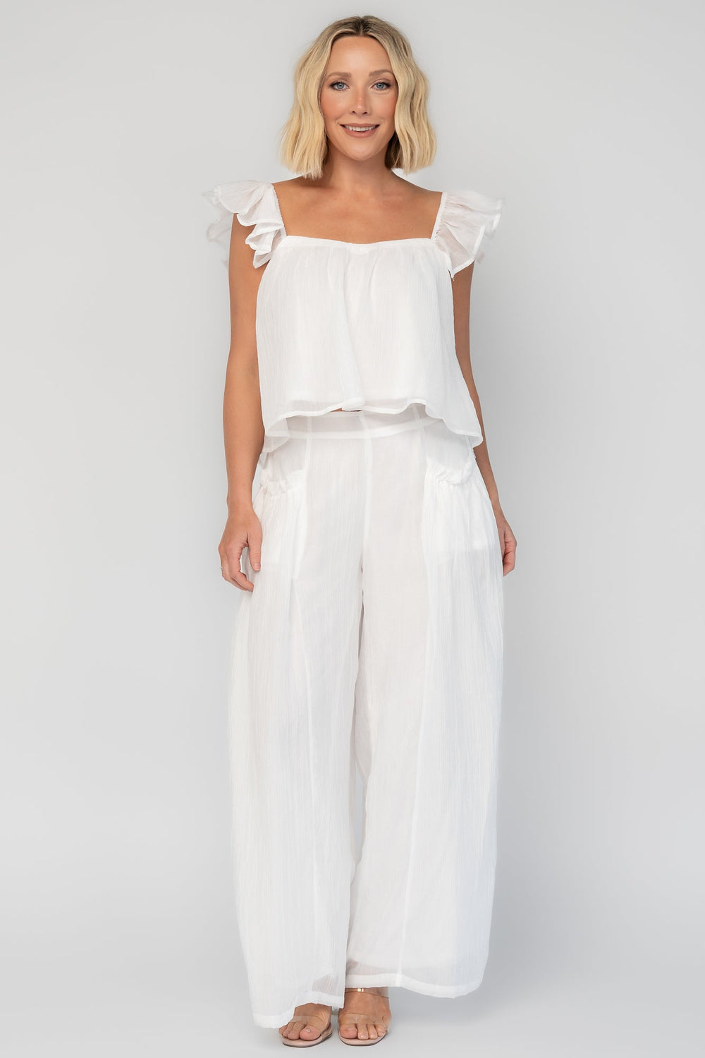 Bettie Shirt + Pants Set | Baltic Born Off White
