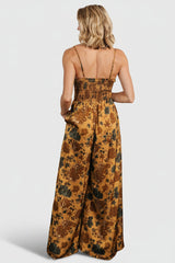 Khloe Wide Leg Jumpsuit | Baltic Born Gold Multi