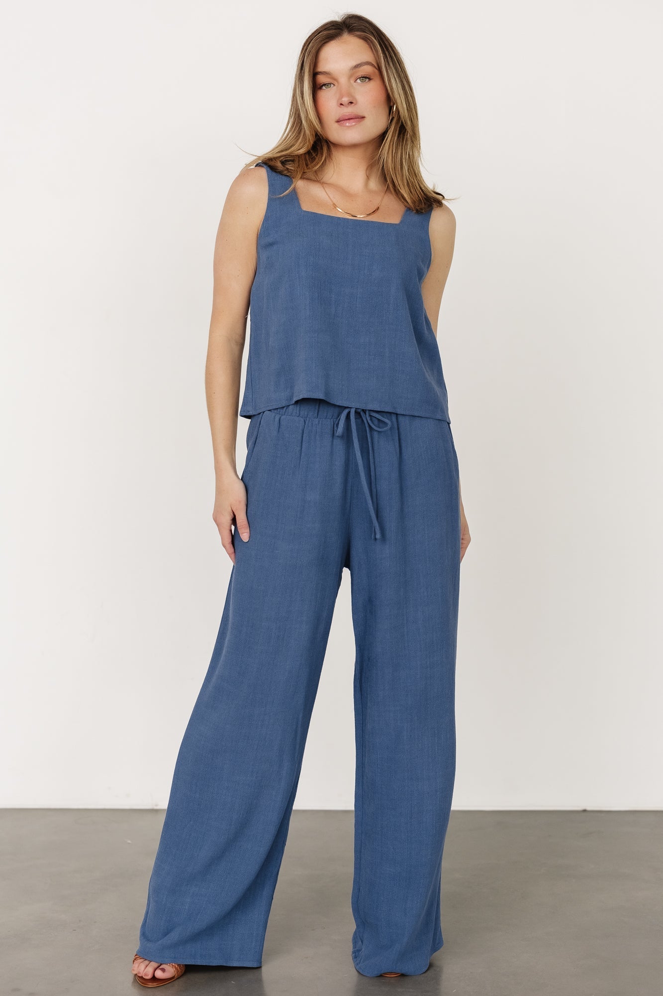 Sparrow Tank + Pants Set | Baltic Born Deep Blue