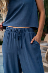 Sparrow Tank + Pants Set | Baltic Born Deep Blue