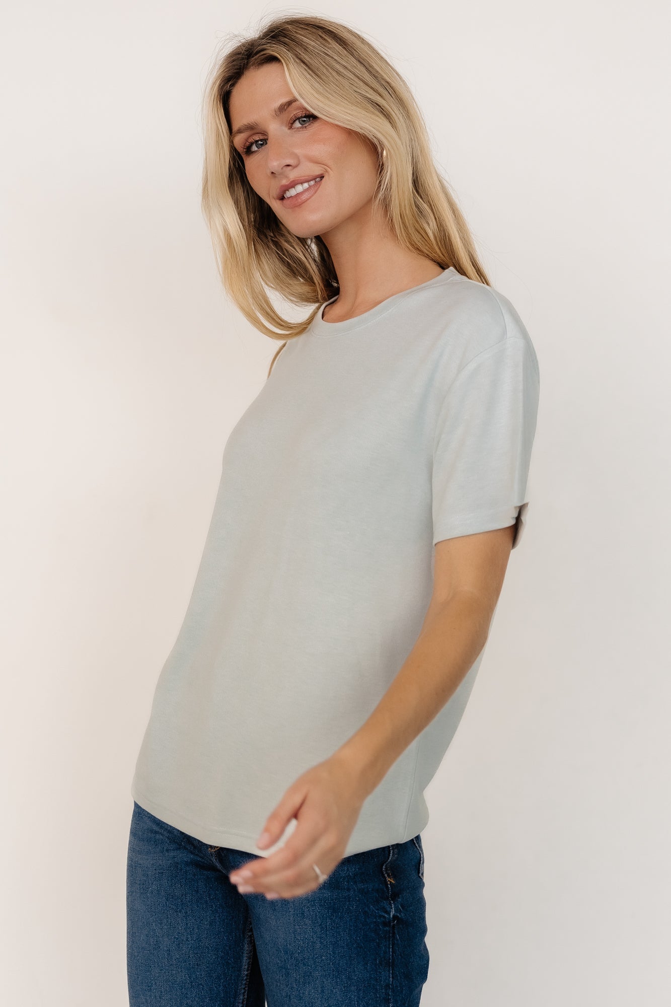 Elliot Relaxed Tee | Baltic Born Pale Mint