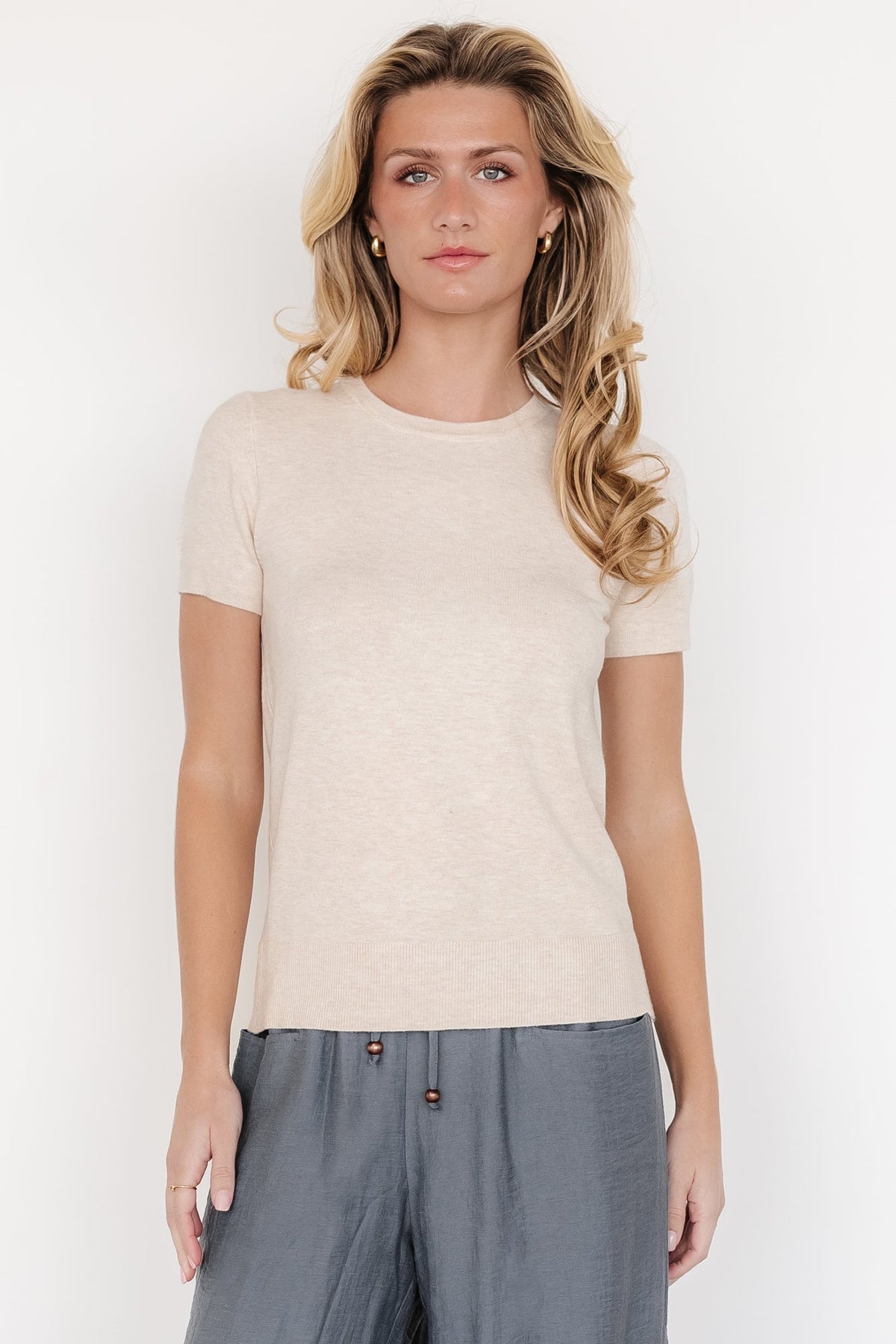 Hannah Knit Top | Baltic Born Oatmeal