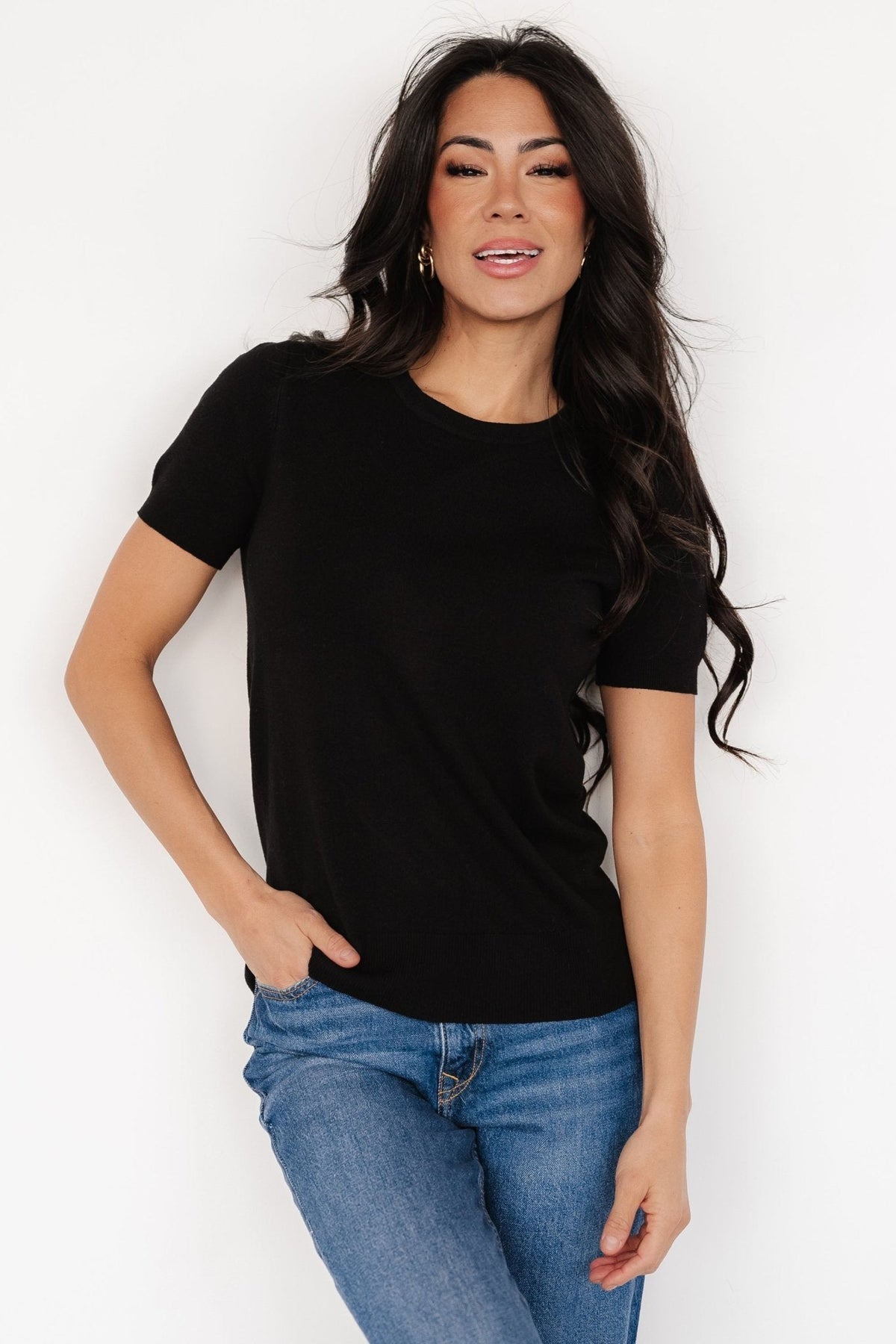 Hannah Knit Top | Baltic Born Black