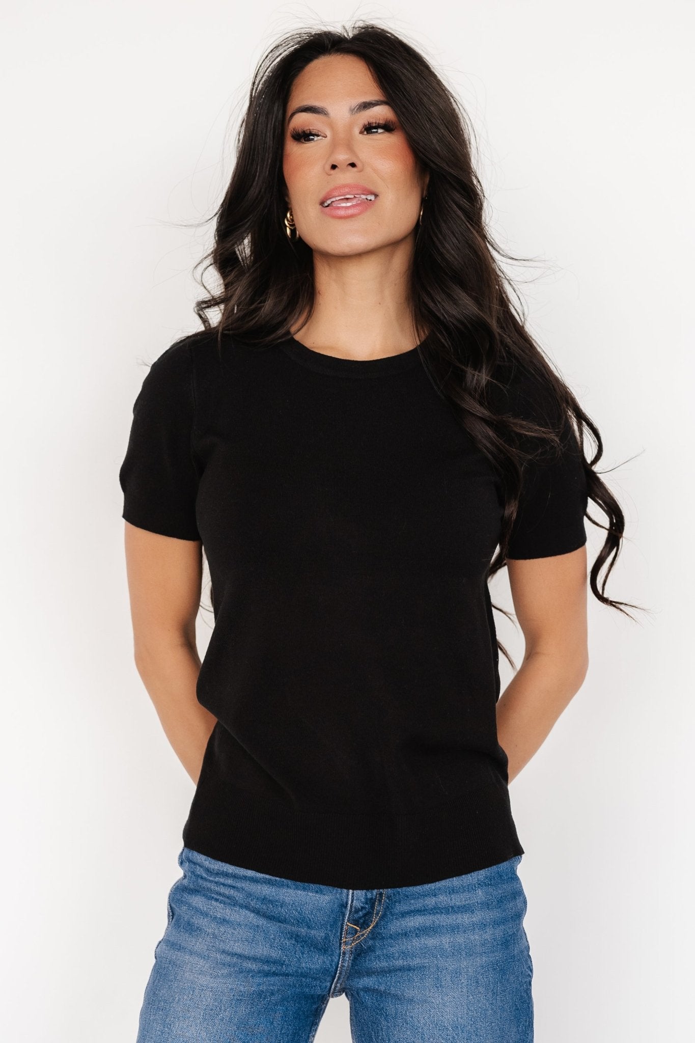 Hannah Knit Top | Baltic Born Black