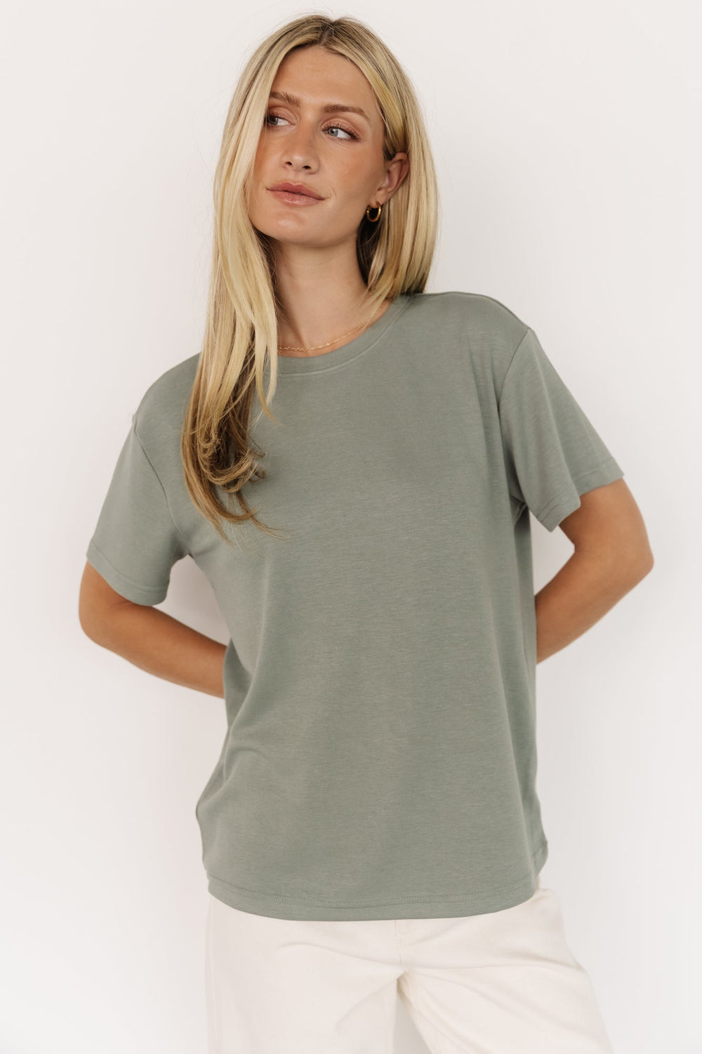 Elliot Relaxed Tee | Baltic Born Sage