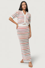 Viento Button Up Cardigan | Baltic Born Multi Stripe