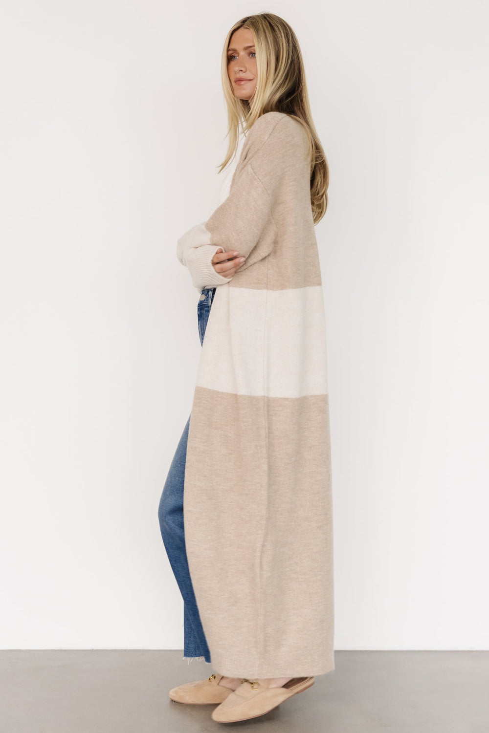 Thea Duster Cardigan | Baltic Born Natural + Ivory