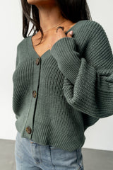 Gracie Knit Cardigan | Baltic Born Winter Green