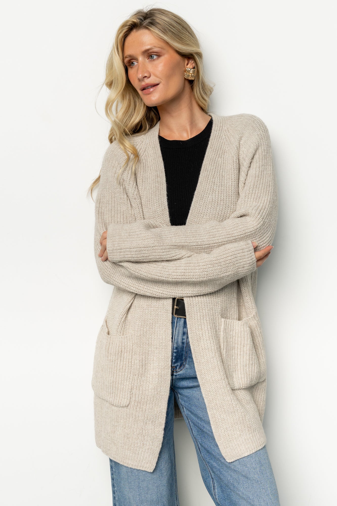 Frankel Pocket Cardigan | Baltic Born Natural