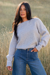 Zadie Striped Sweater | Baltic Born Ivory + Olive