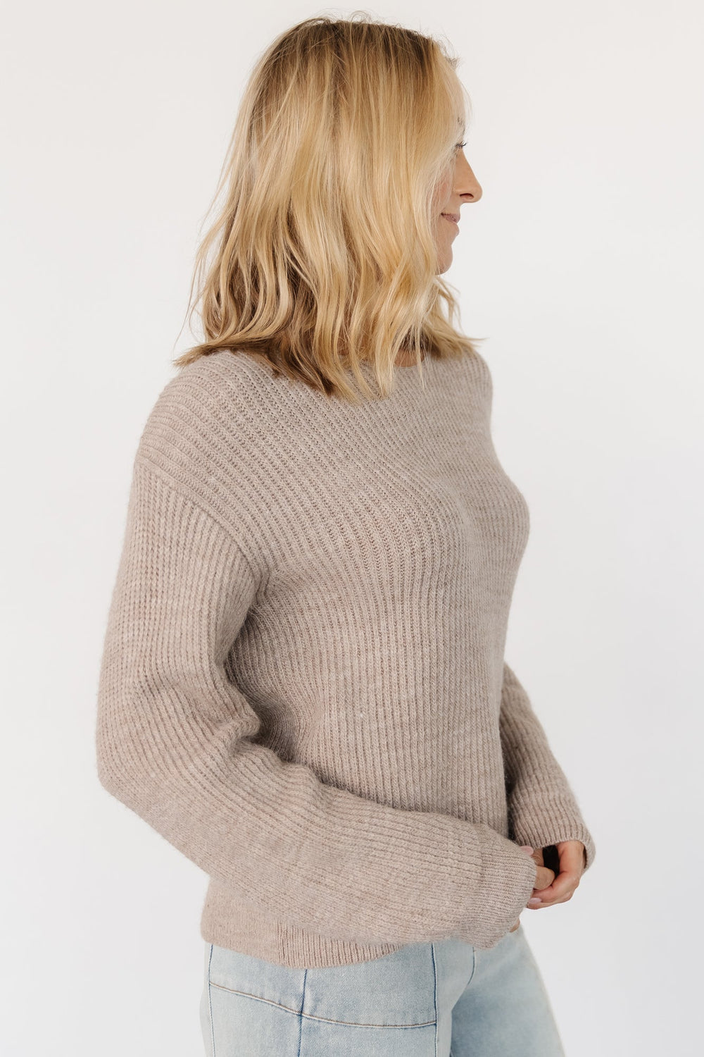 Viola Tie Back Sweater | Baltic Born Natural