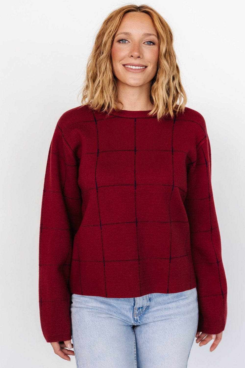 Remington Sweater | Baltic Born Red + Navy