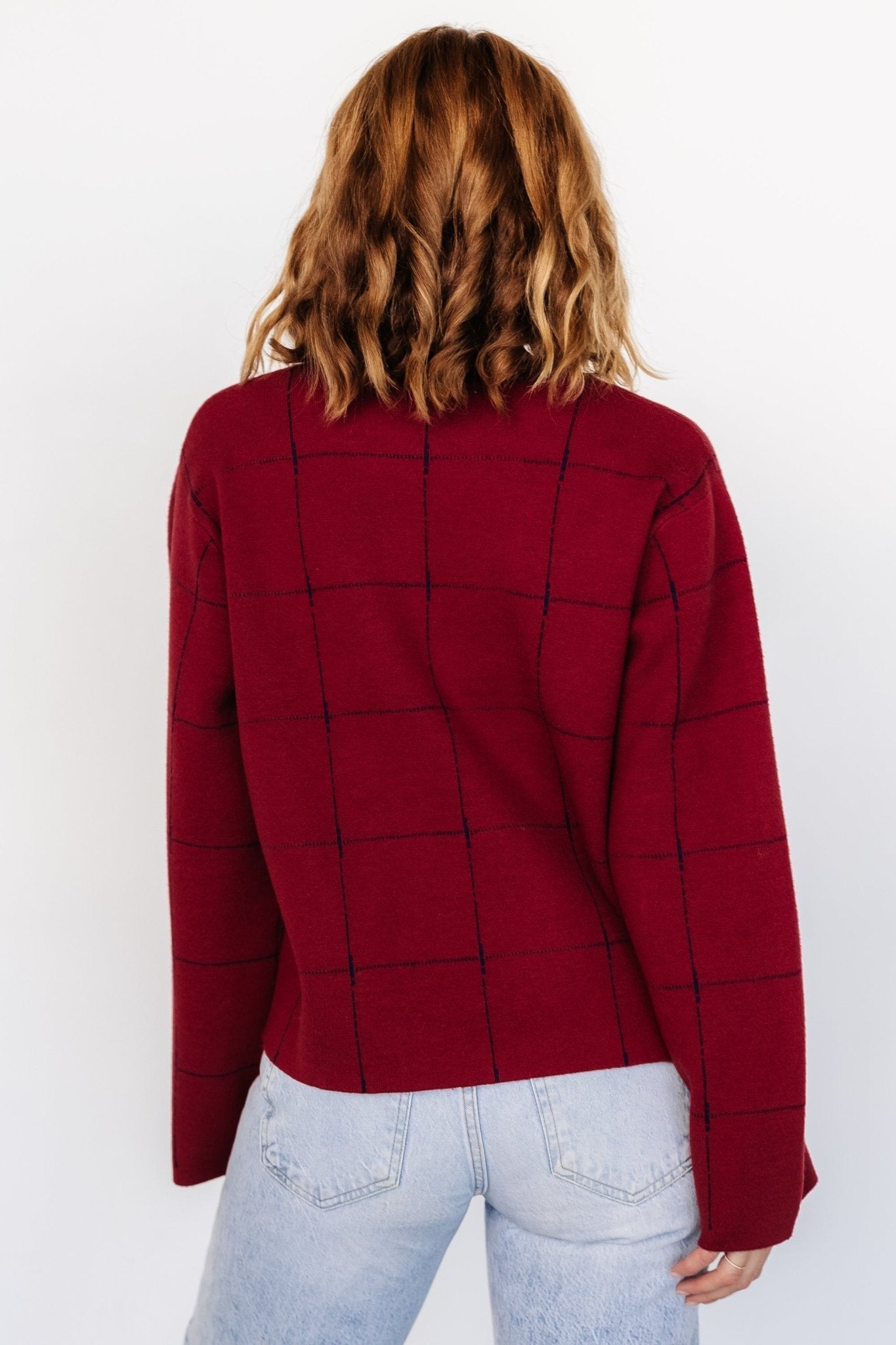 Remington Sweater | Baltic Born Red + Navy