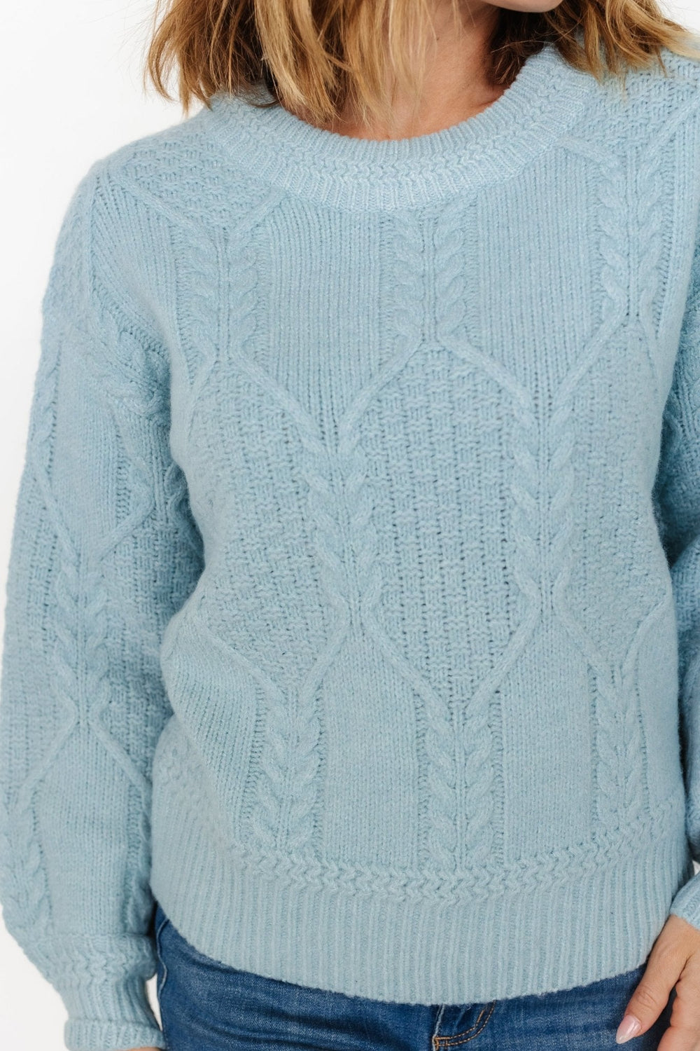Sheffield Knit Sweater | Baltic Born Light Blue