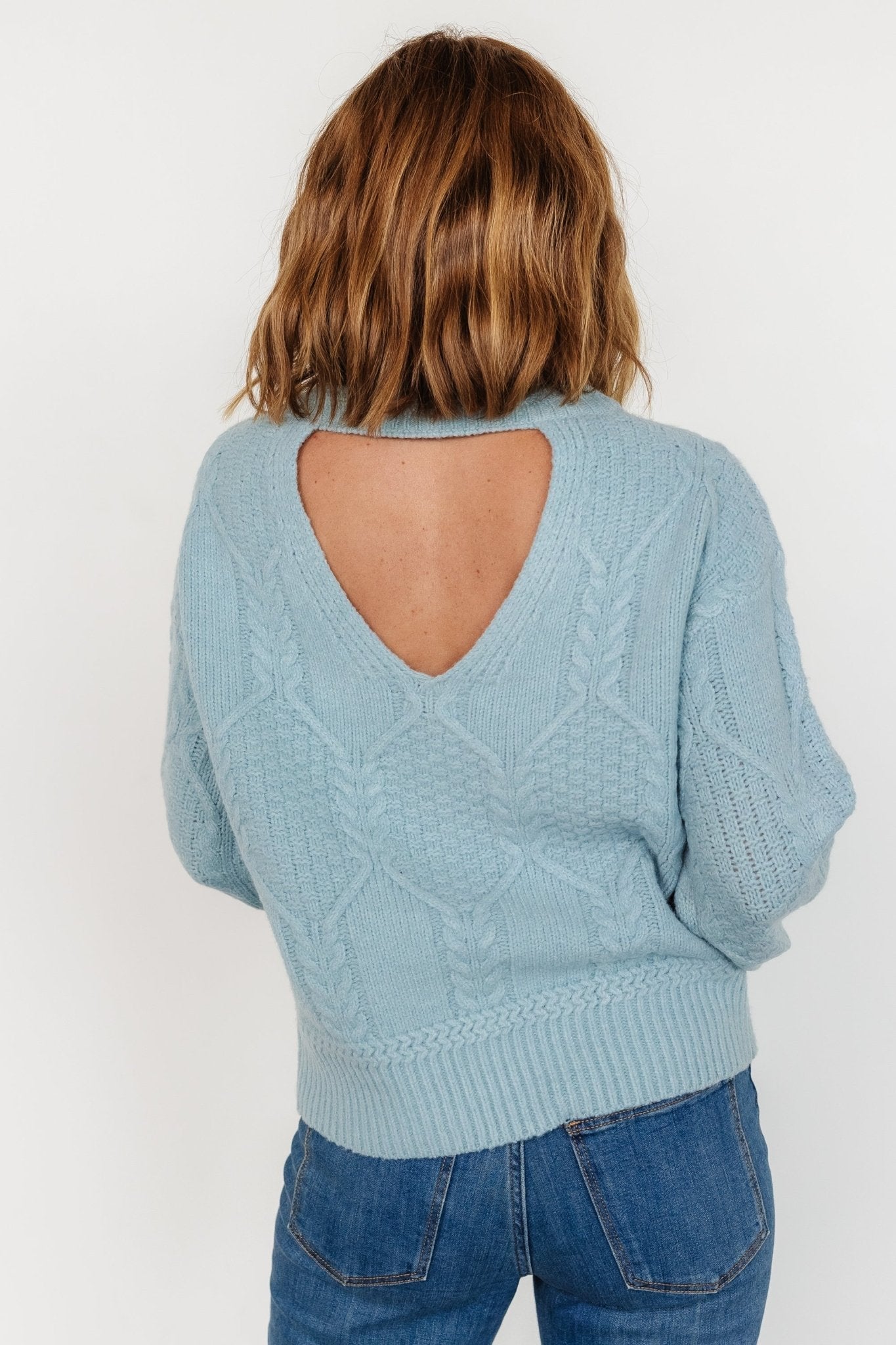 Sheffield Knit Sweater | Baltic Born Light Blue