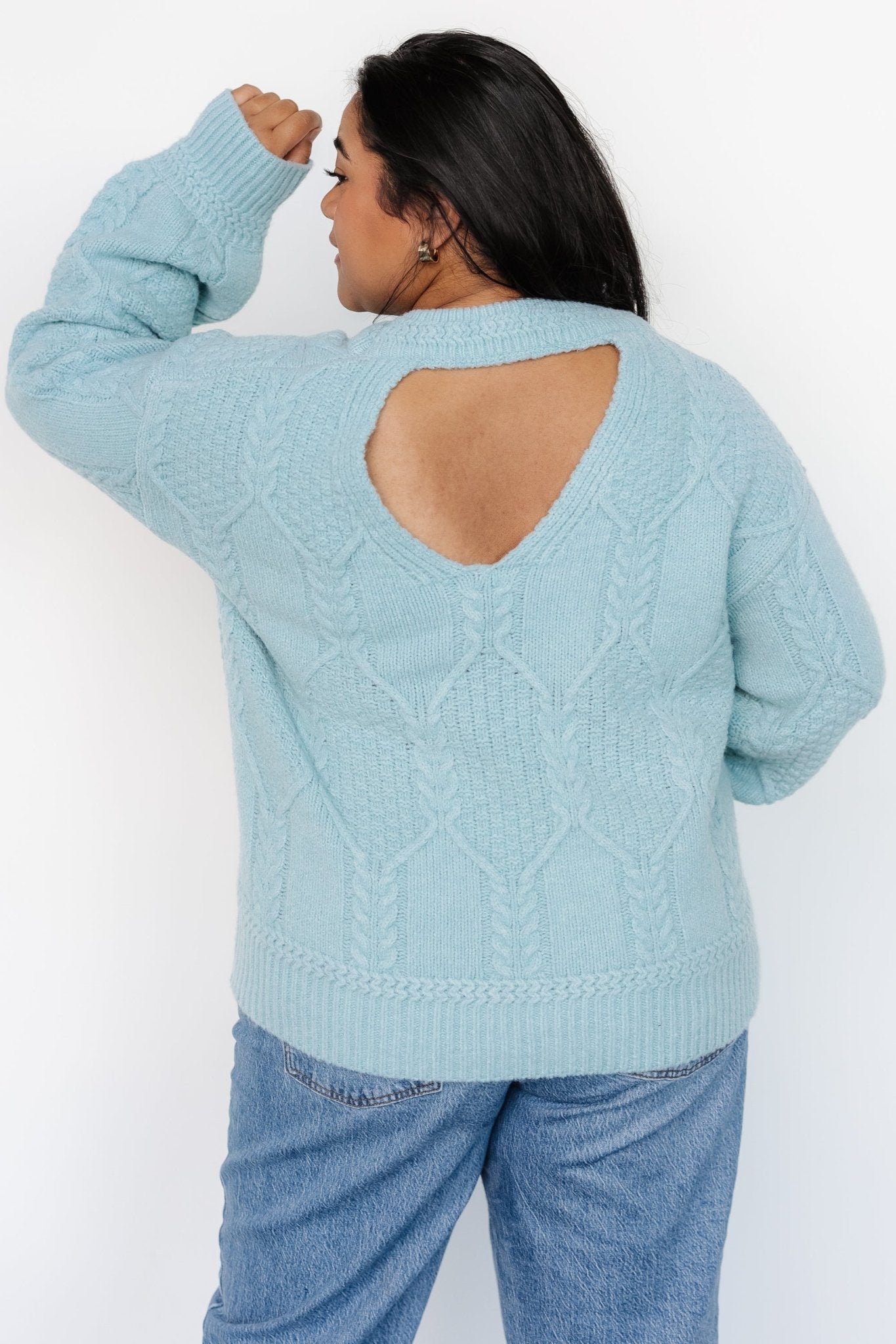 Sheffield Knit Sweater | Baltic Born Light Blue