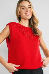 Bennett Sweater Top | Baltic Born Red
