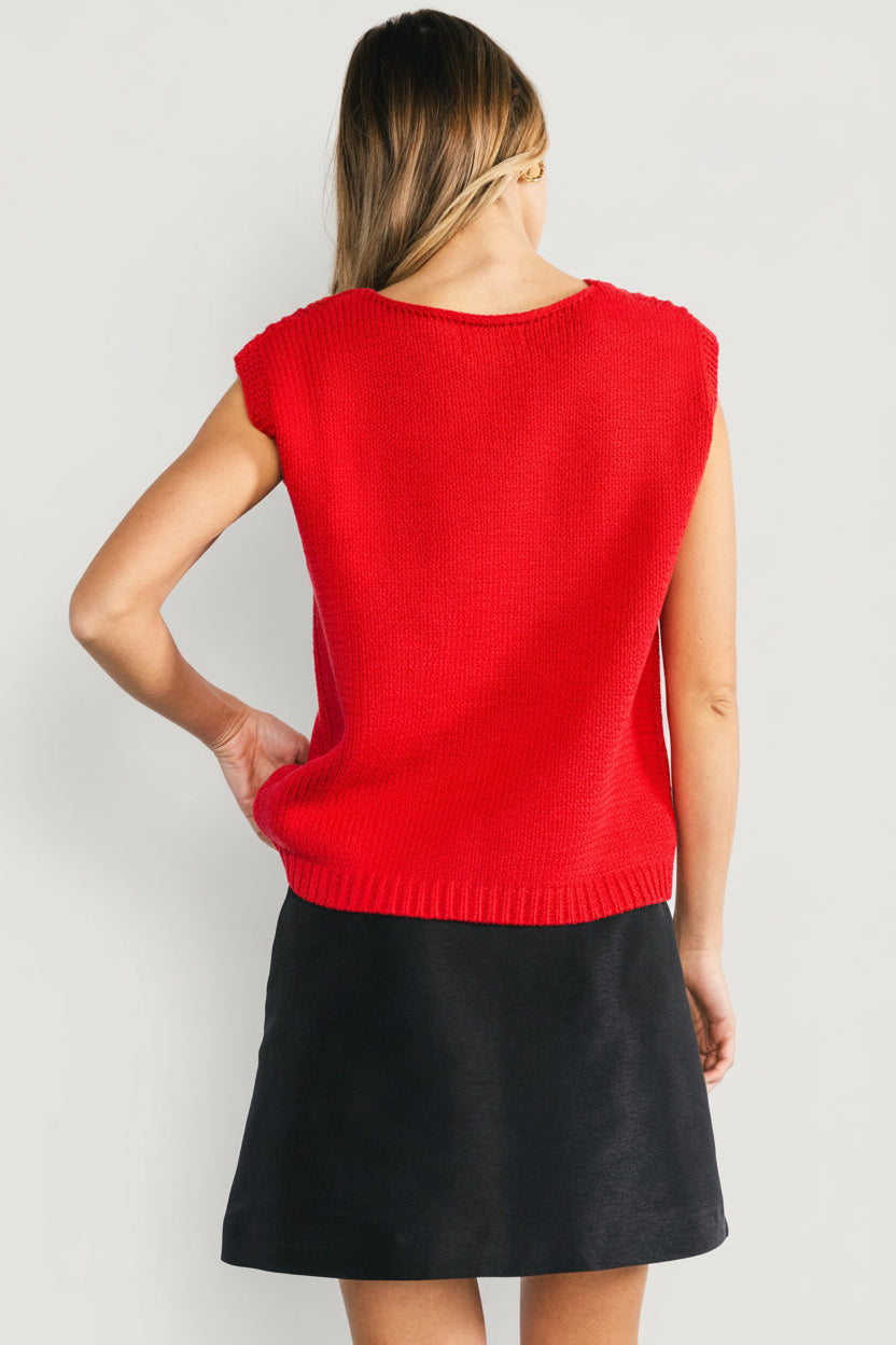 Bennett Sweater Top | Baltic Born Red