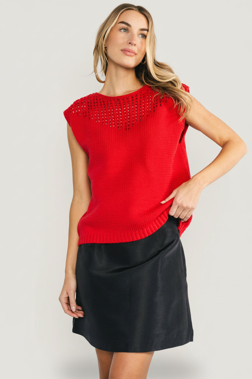 Bennett Sweater Top | Baltic Born Red