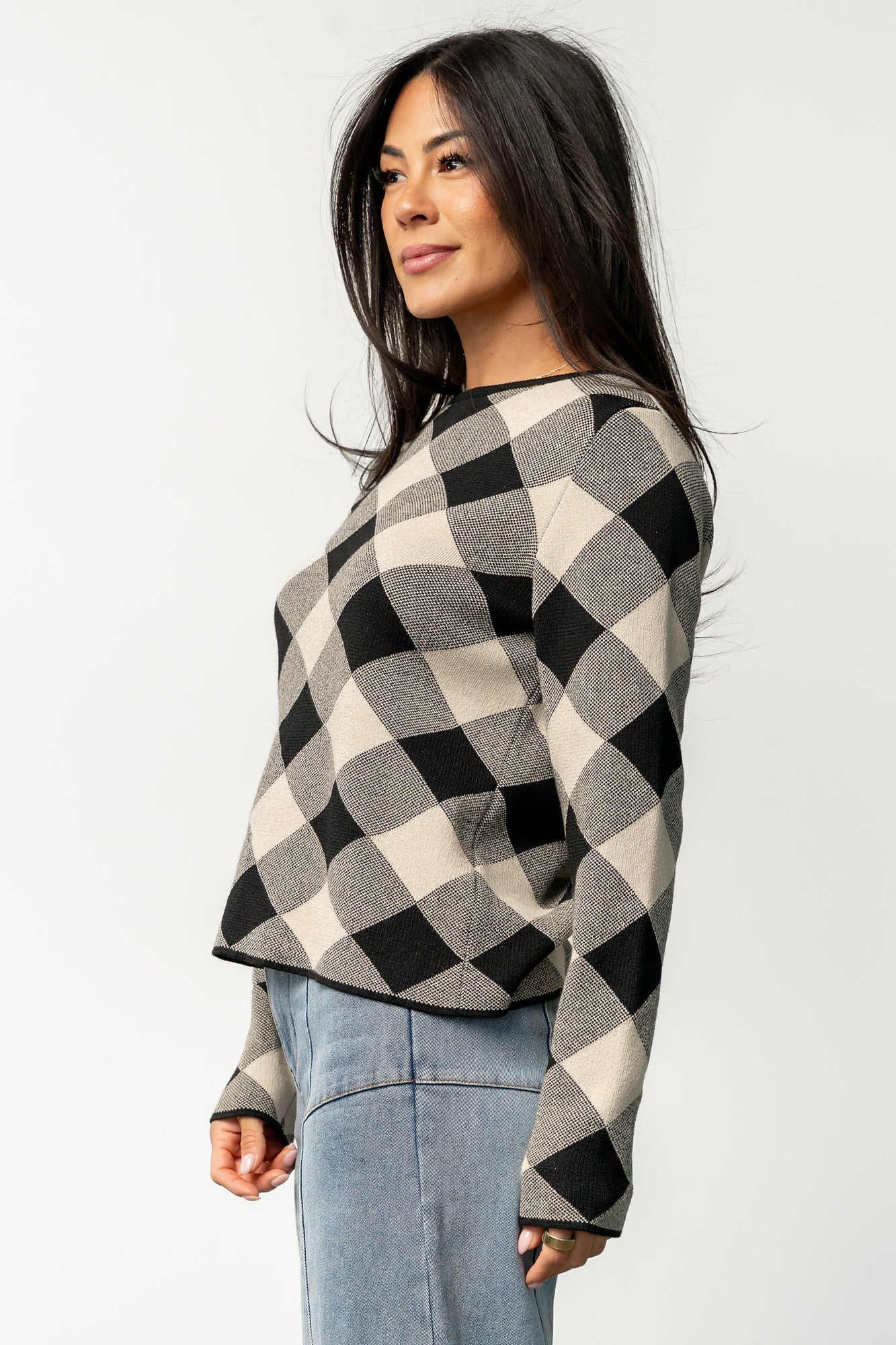 Linnea Sweater | Baltic Born Black + Natural