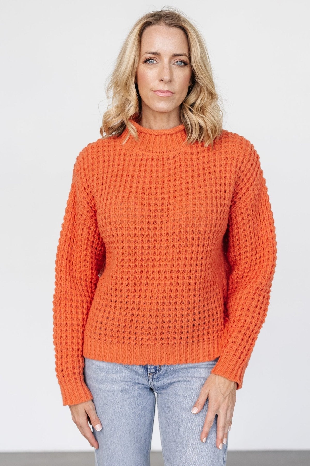 Syracuse Chunky Knit Sweater | Baltic Born Orange