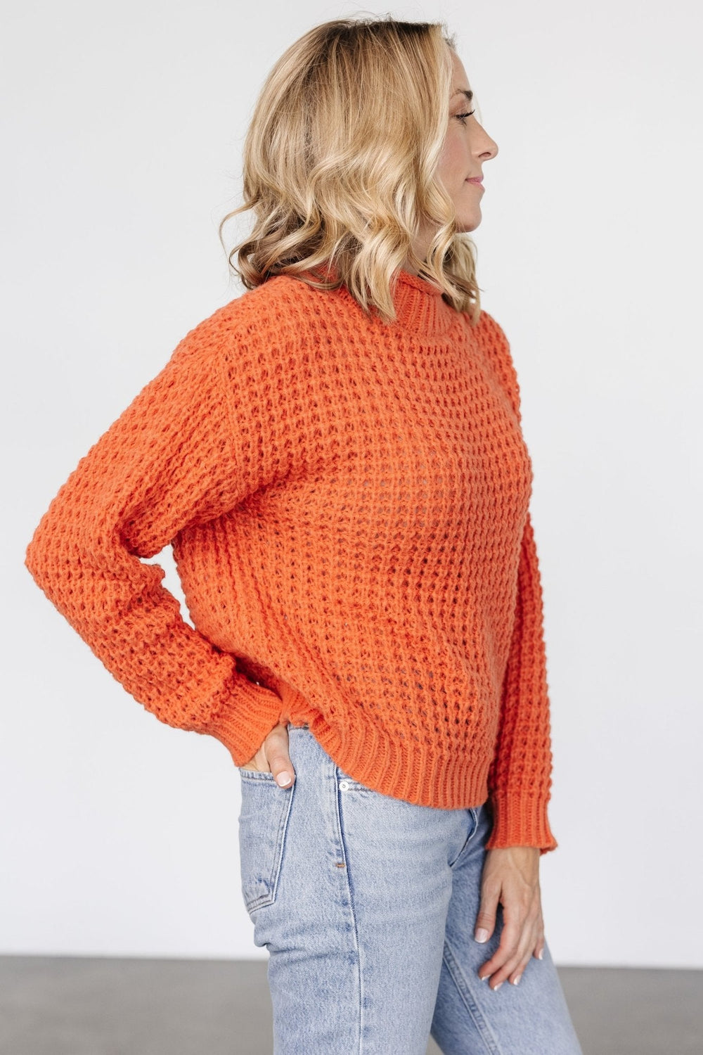 Syracuse Chunky Knit Sweater | Baltic Born Orange