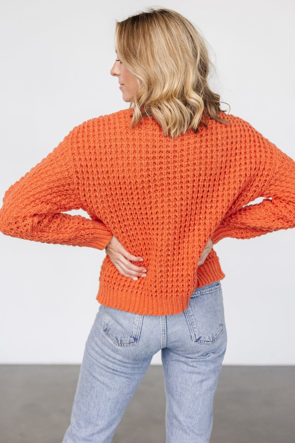 Syracuse Chunky Knit Sweater | Baltic Born Orange