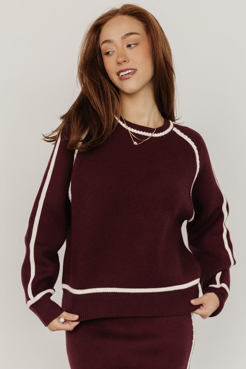 Ava Knit Sweater | Baltic Born Wine