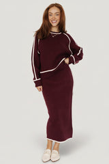 Ava Knit Sweater | Baltic Born Wine