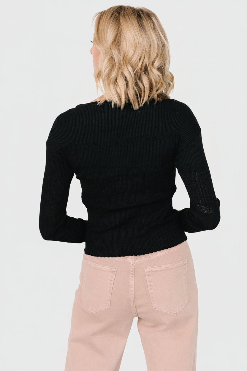 Bren Sweater Top | Baltic Born Black