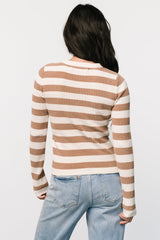 Milwaukee Striped Sweater | Baltic Born Camel + Ivory