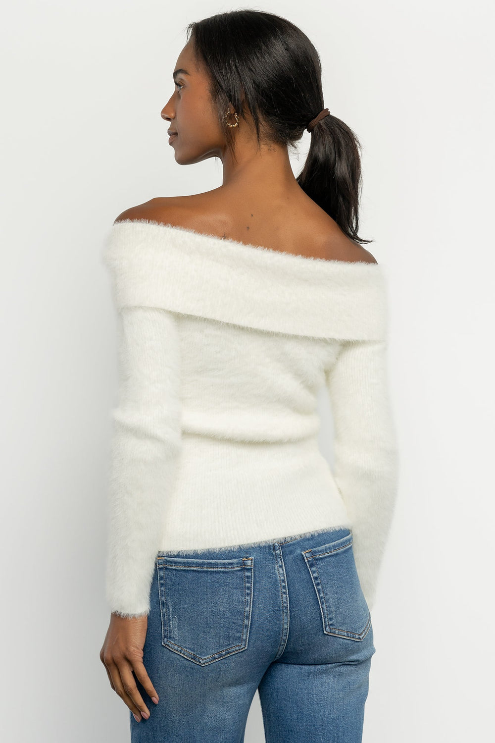 Perla Off Shoulder Sweater | Baltic Born Ivory