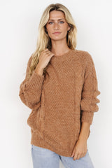 Lukas Cable Knit Sweater | Baltic Born Camel