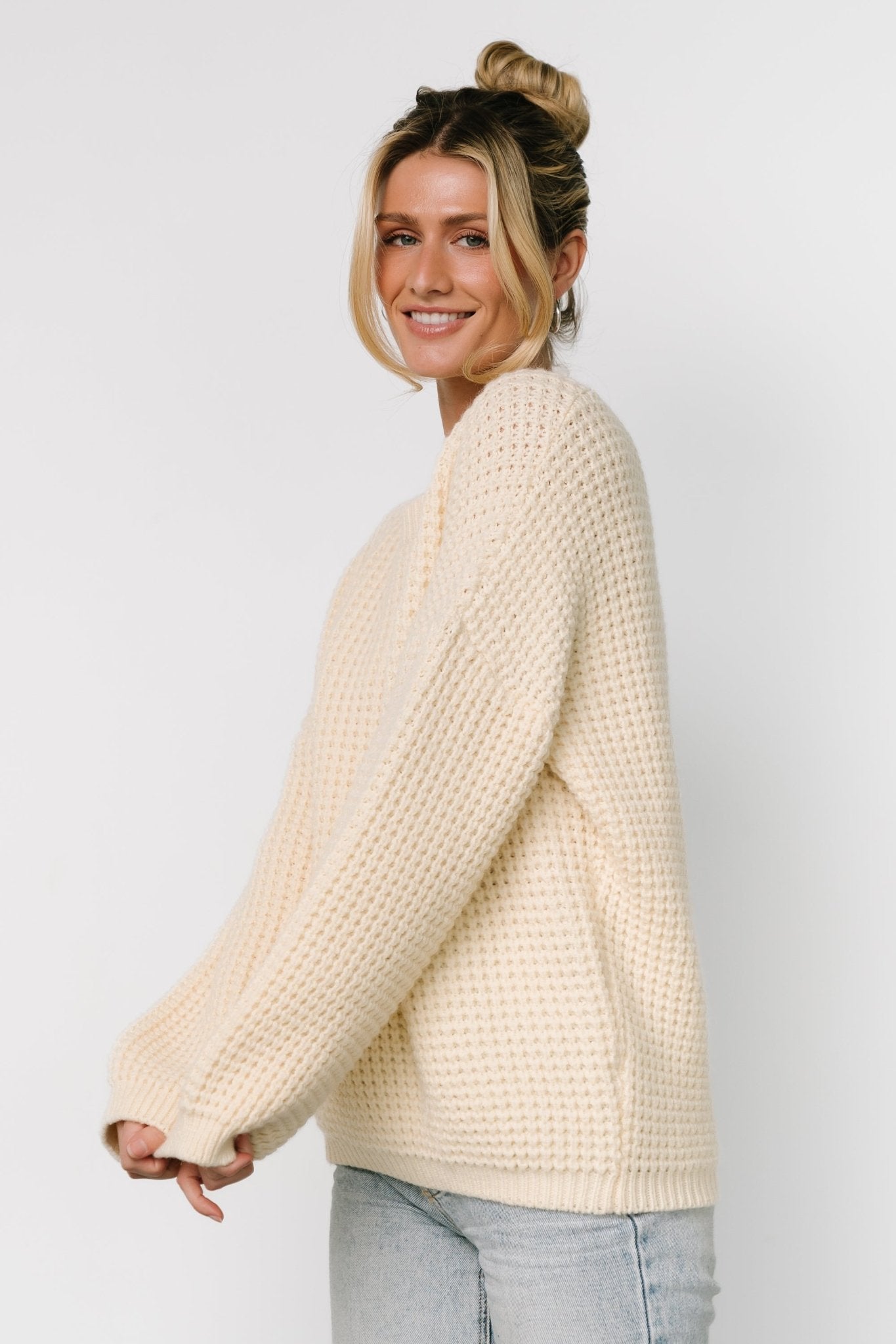 Sutherland Chunky Knit Sweater | Baltic Born Cream