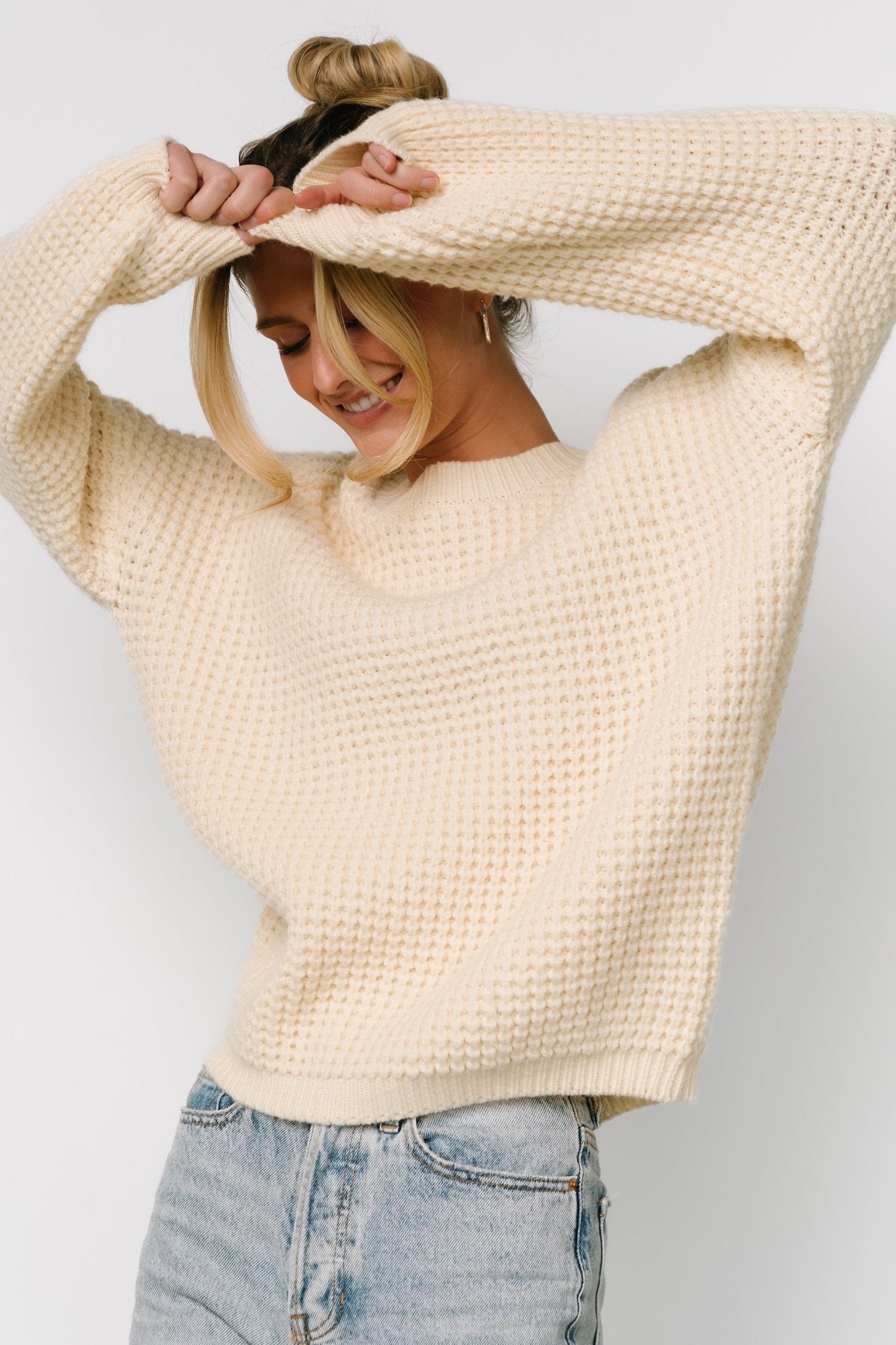 Sutherland Chunky Knit Sweater | Baltic Born Cream