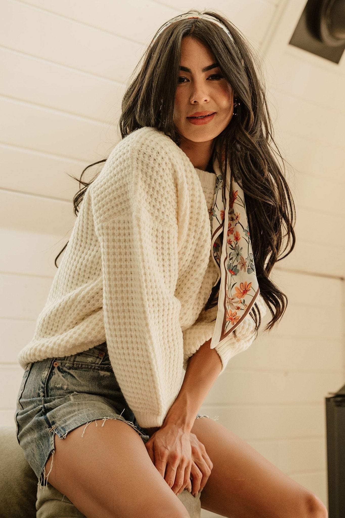 Sutherland Chunky Knit Sweater | Baltic Born Cream