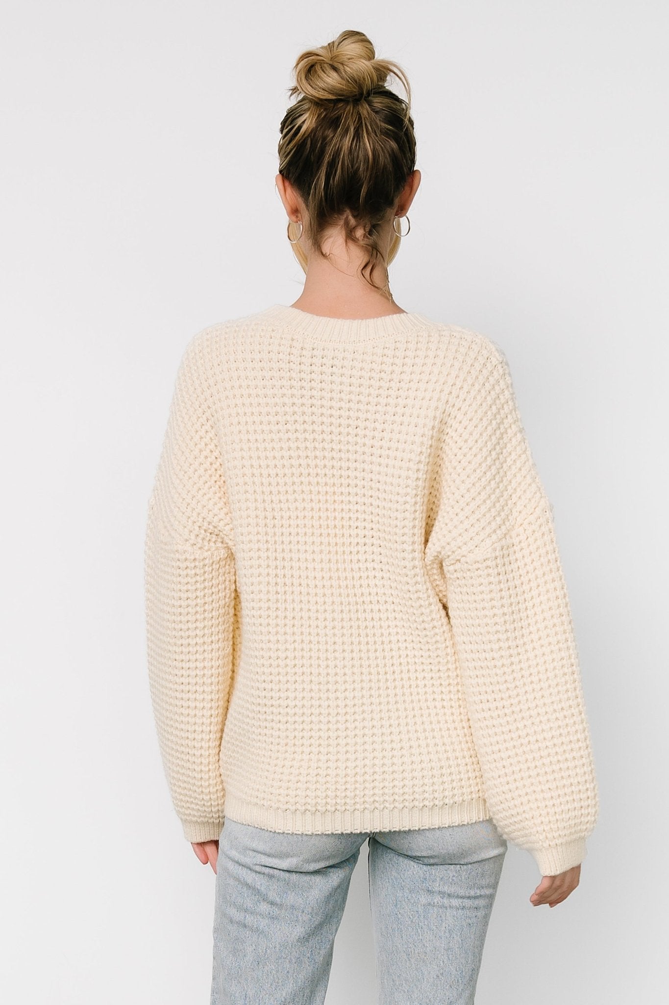 Sutherland Chunky Knit Sweater | Baltic Born Cream