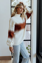 Antonov Turtle Neck Sweater | Baltic Born Cream + Spice