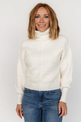 Frannie Knit Turtleneck Sweater | Baltic Born Cream