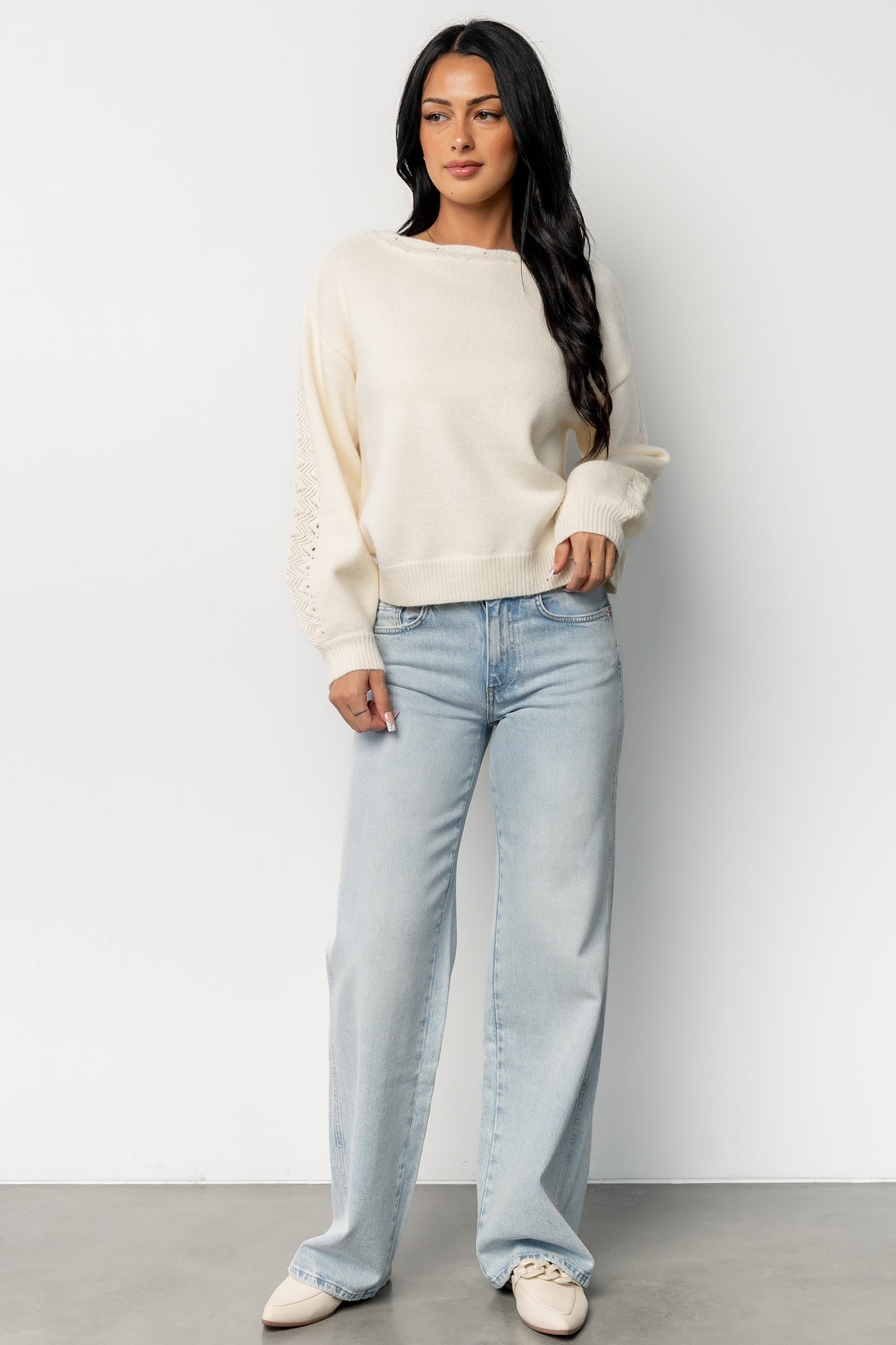 Lilja Knit Sweater | Baltic Born Cream