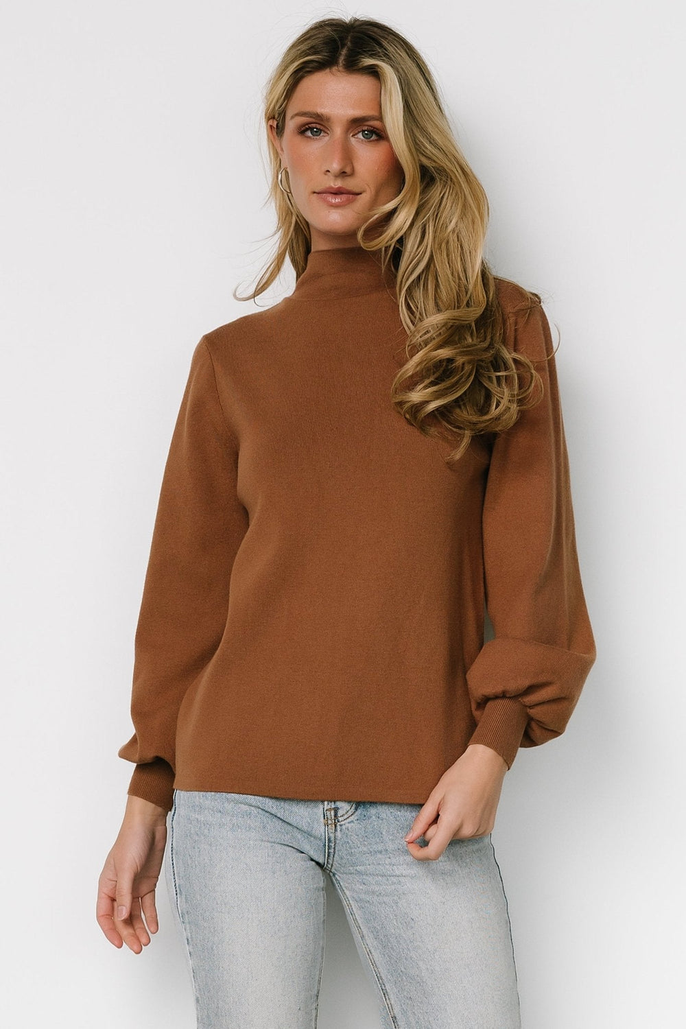 Sutton Sweater Top | Baltic Born Brown