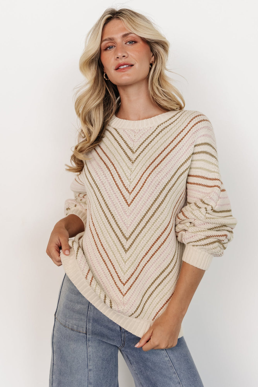 Tava Sweater | Baltic Born Ivory + Multi