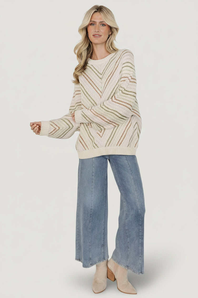 Tava Sweater | Baltic Born Ivory + Multi