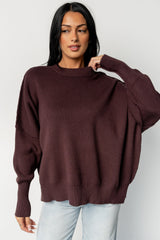 Jeremiah Knit Sweater | Baltic Born Dark Plum